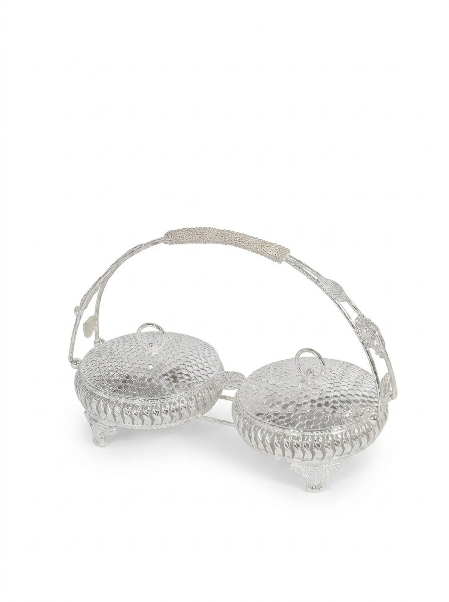 Pair of Round Basket with Handle