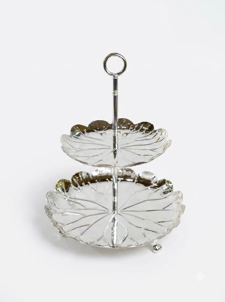 2 Tier Flower Platter