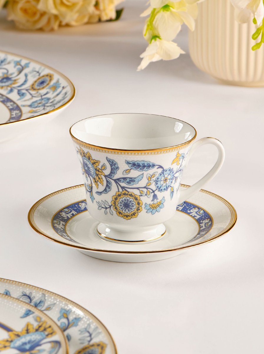 Tusker Blue Tea Set 12 PC