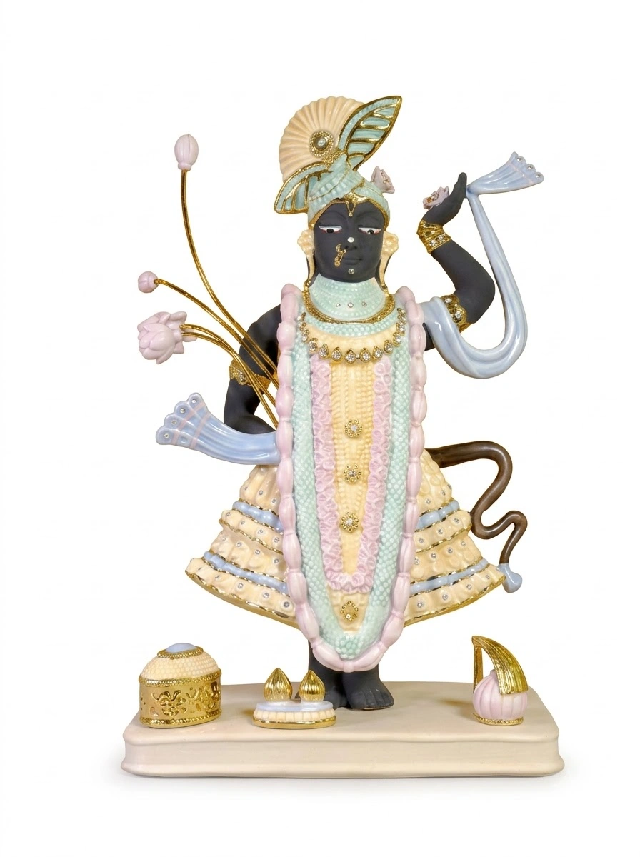 Shri Nath ji with Yellow Dhoti