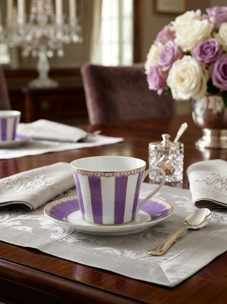 Lavender Cup Saucer