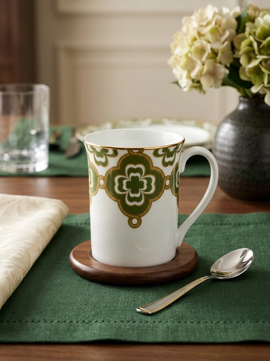 Chromatic Clover (Pistachio) Mug