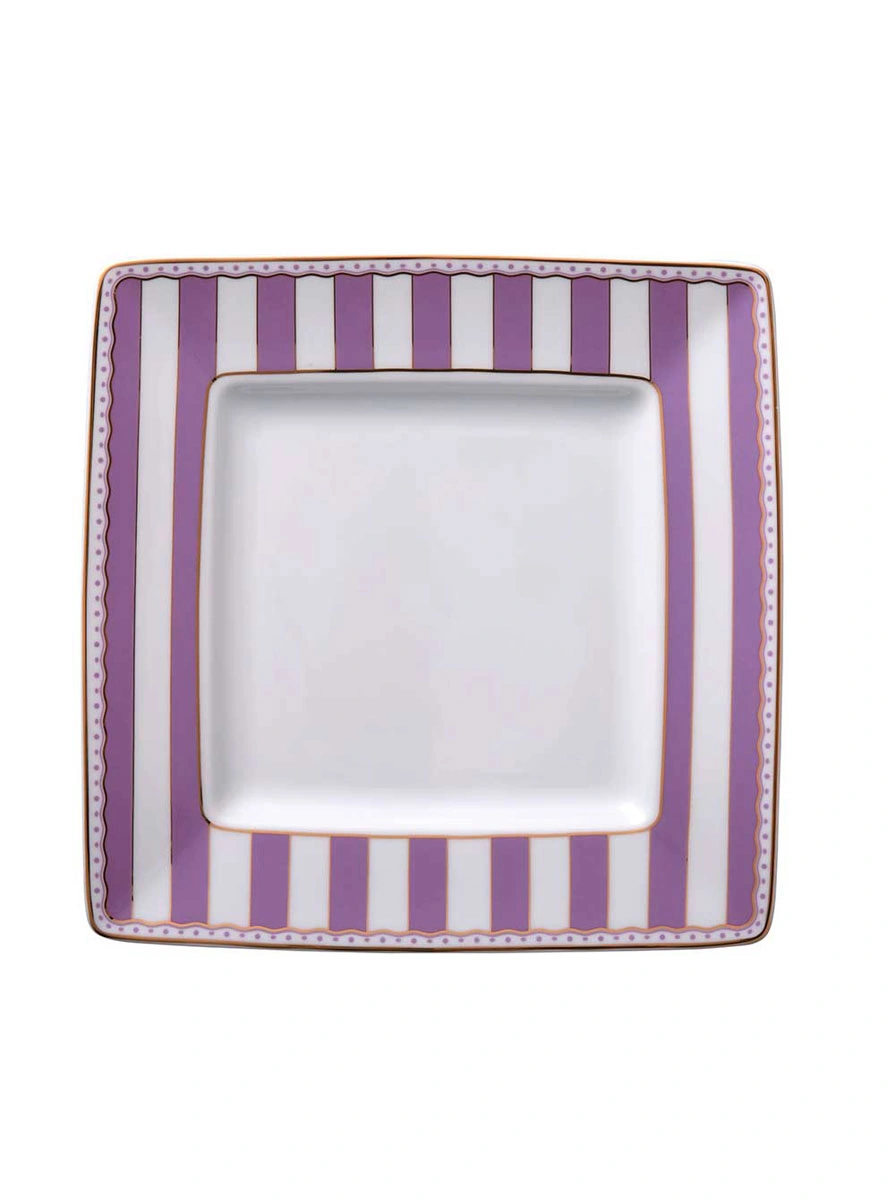 Lavender Square Plate