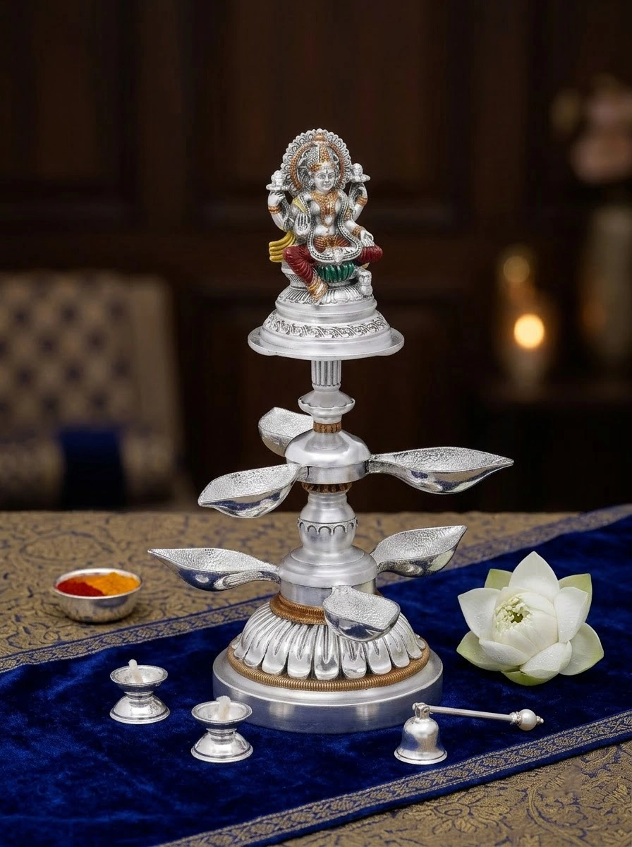 Laxmi ji with Incense Holder