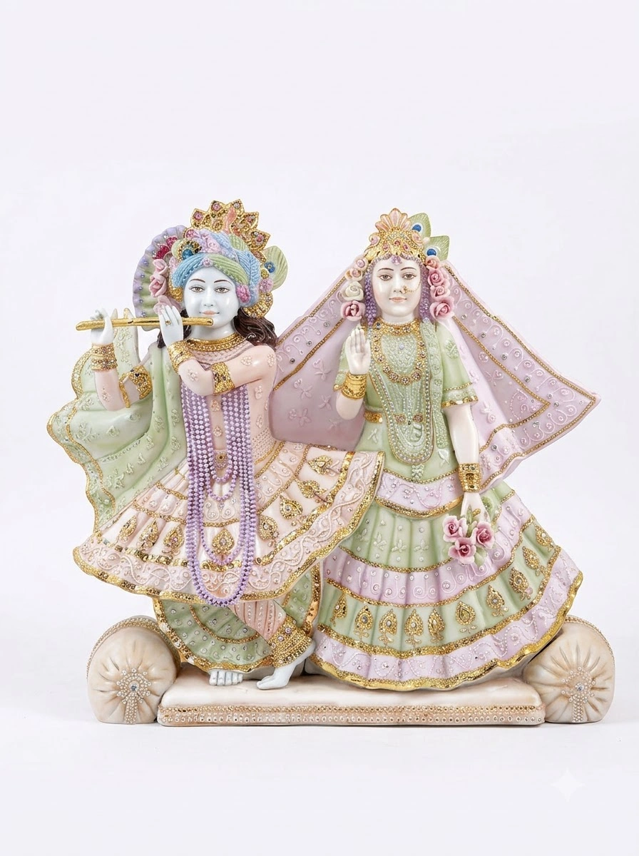 Radha Madhav ji Porcelain