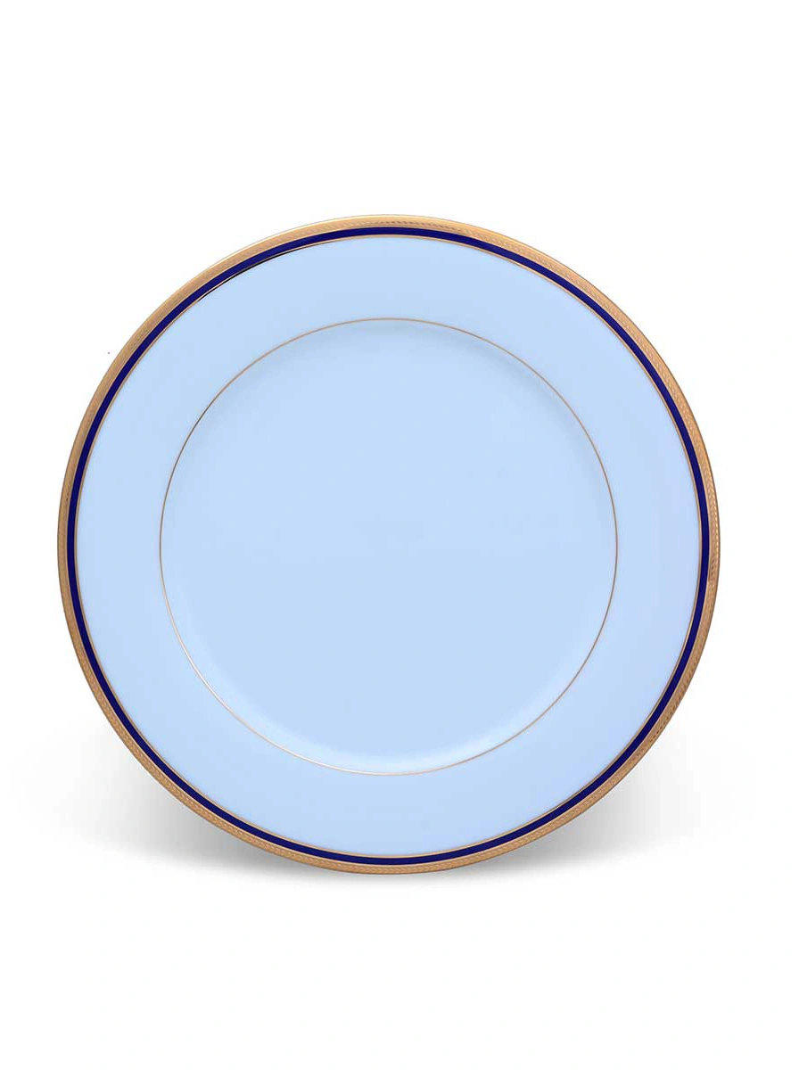 Crestwood Cobalt Gold Dinner Set 21 Pc