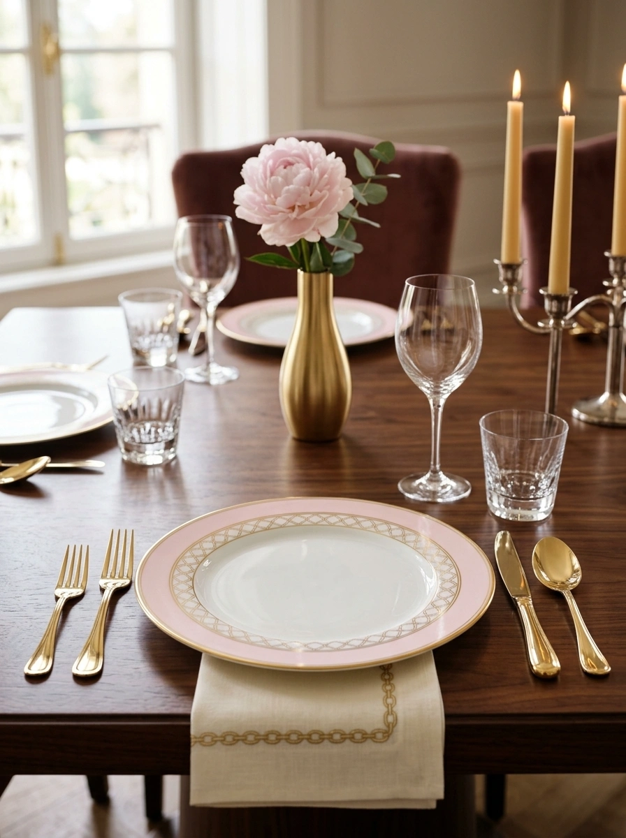 Eternal Coral Plate Set