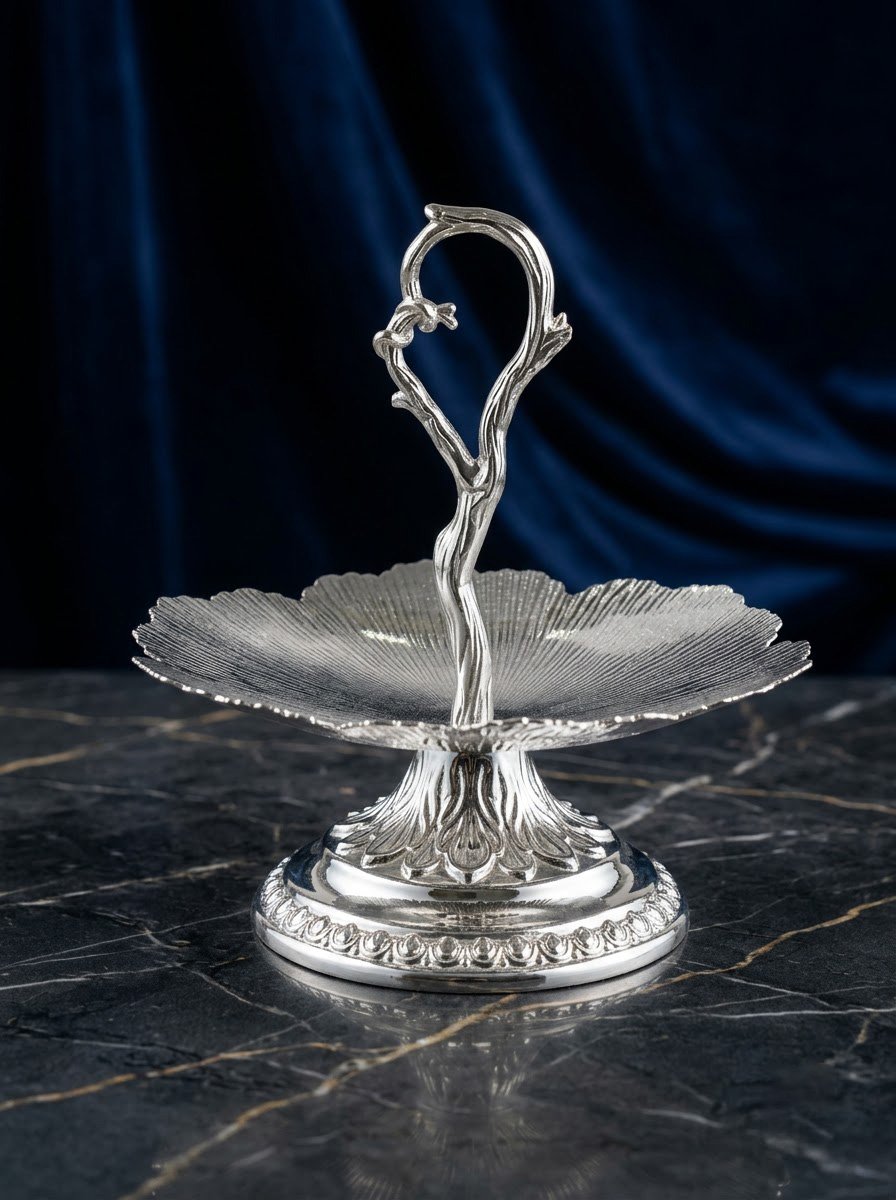 Footed Leaf Platter- Big
