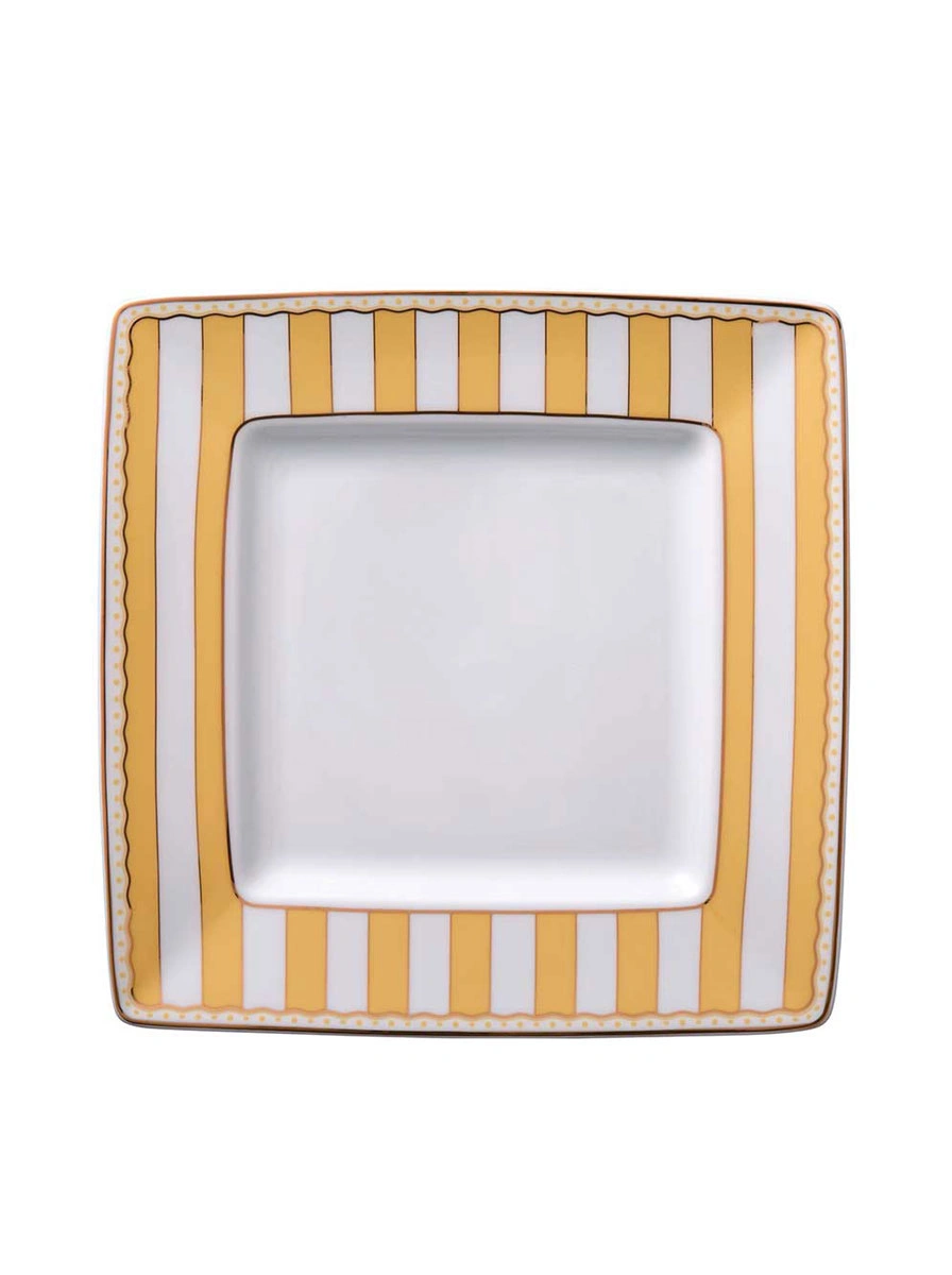 Yellow Square Plate