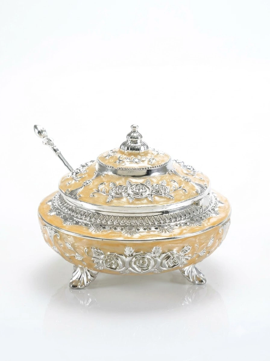 Sugar Pot Rose Enamel