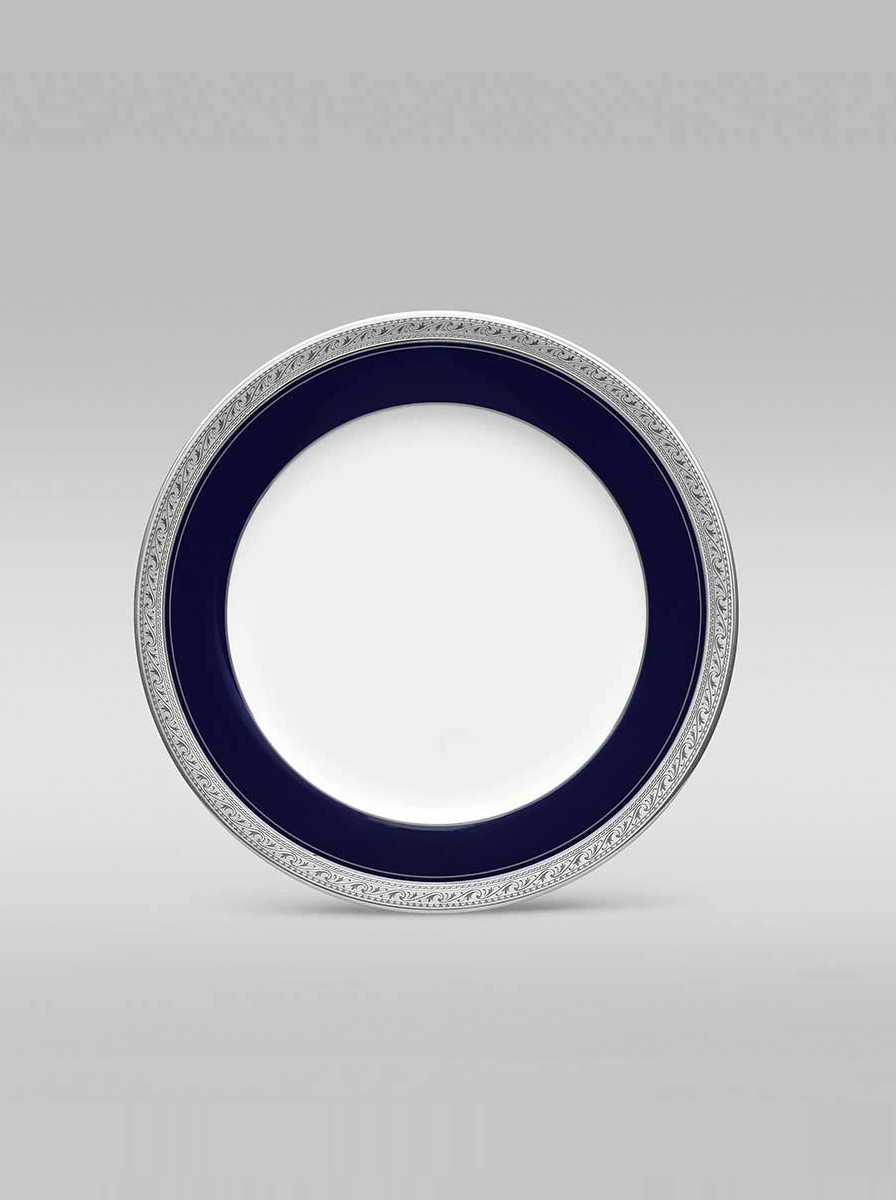 Crestwood Cobalt Platinum Dinner Set 21 Pc