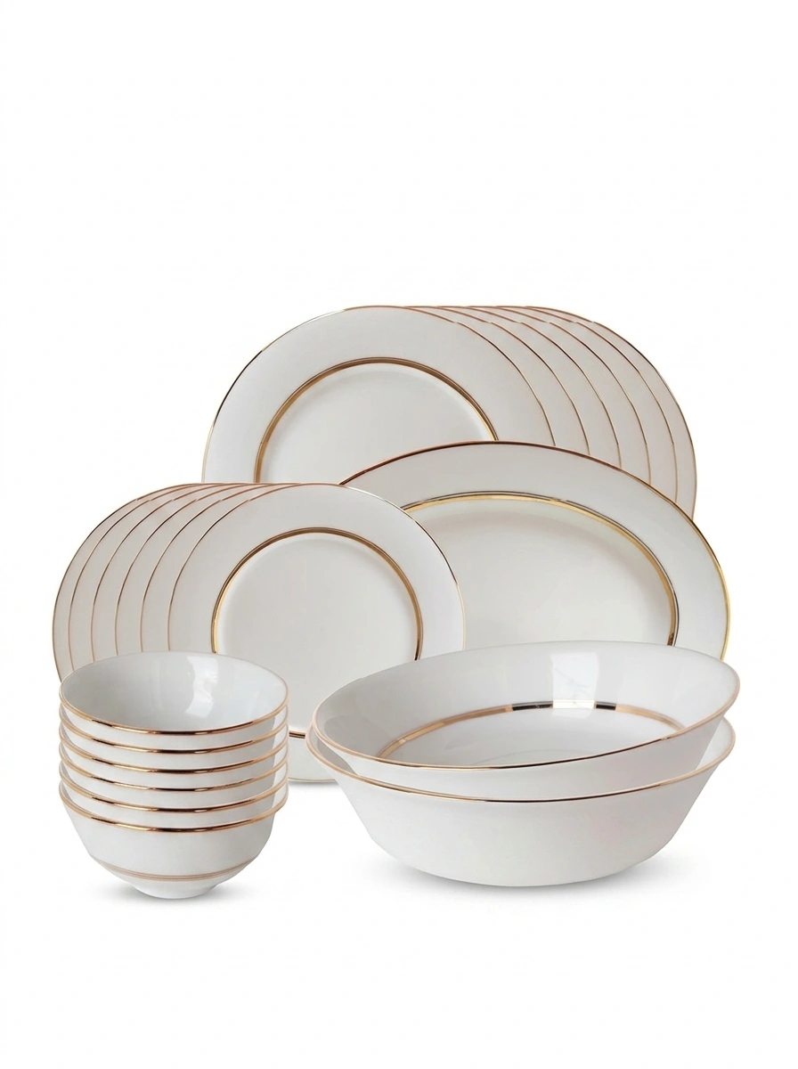 Brunswick Gold Dinner Set 61 Pc