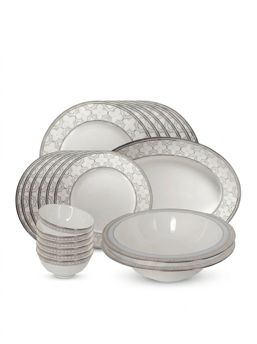 Trefolio Platinum Dinner Set 45 Pcs