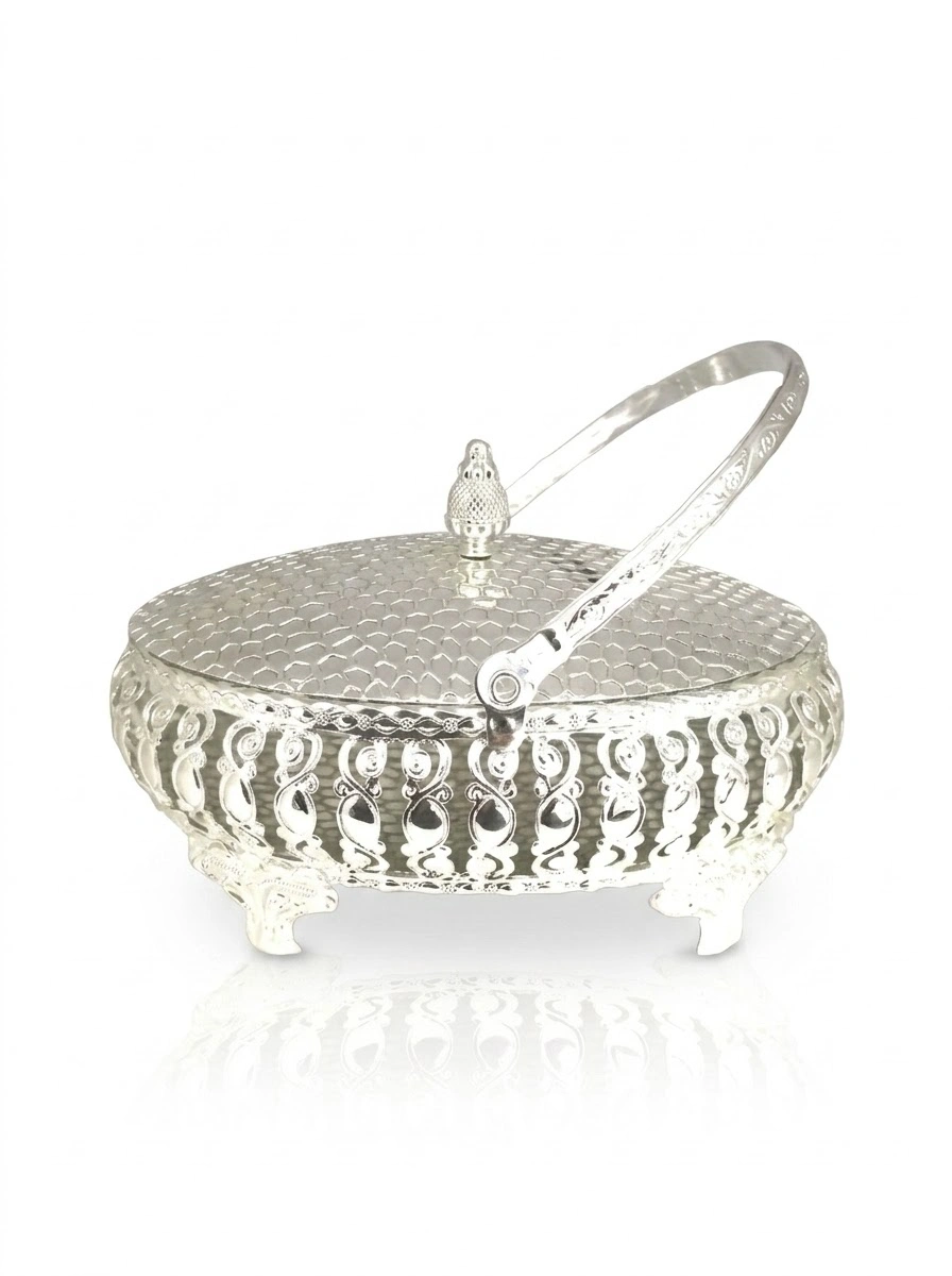 Oval Shape Basket with Cover