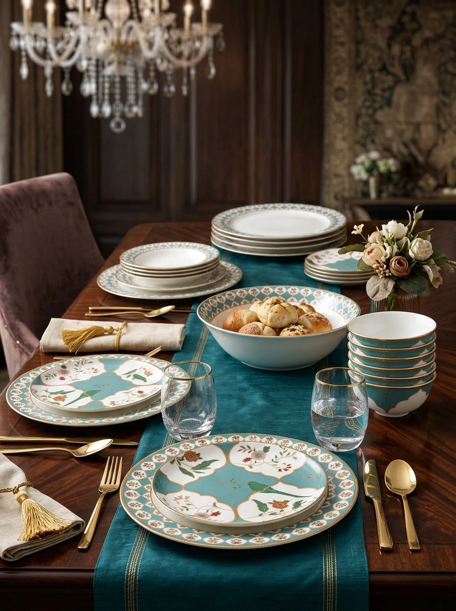 Lodis Morning Dinner Set 61 Pc