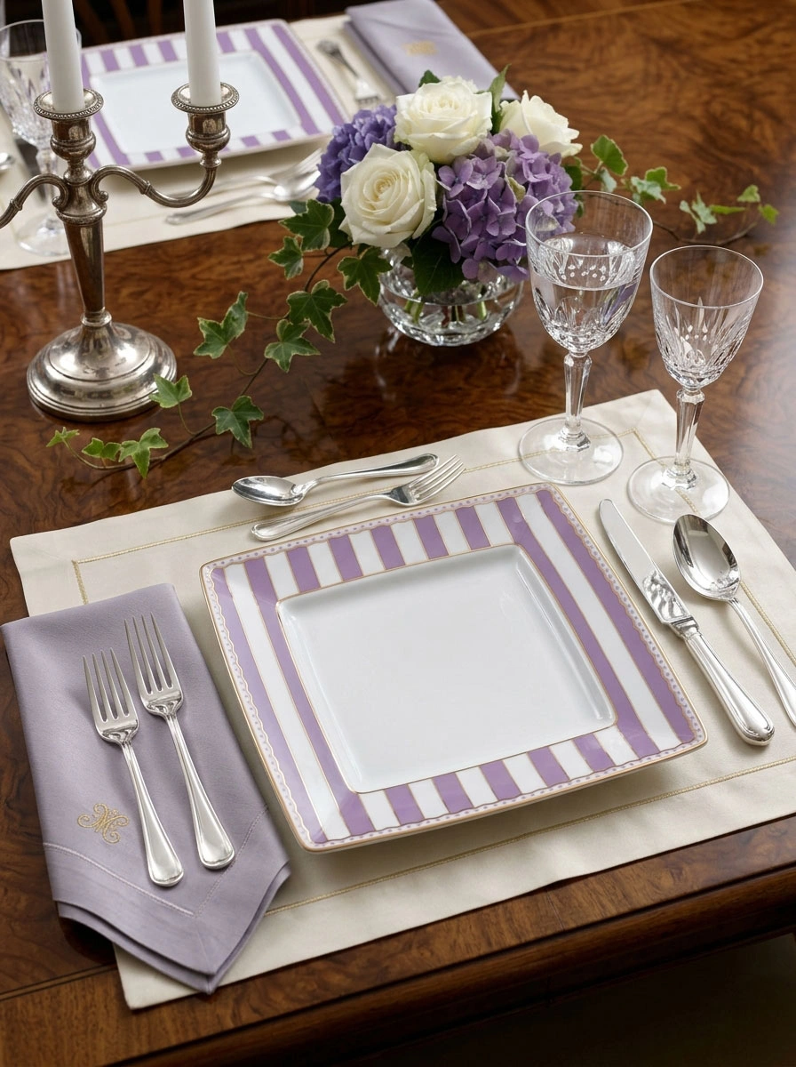 Lavender Square Plate image 2