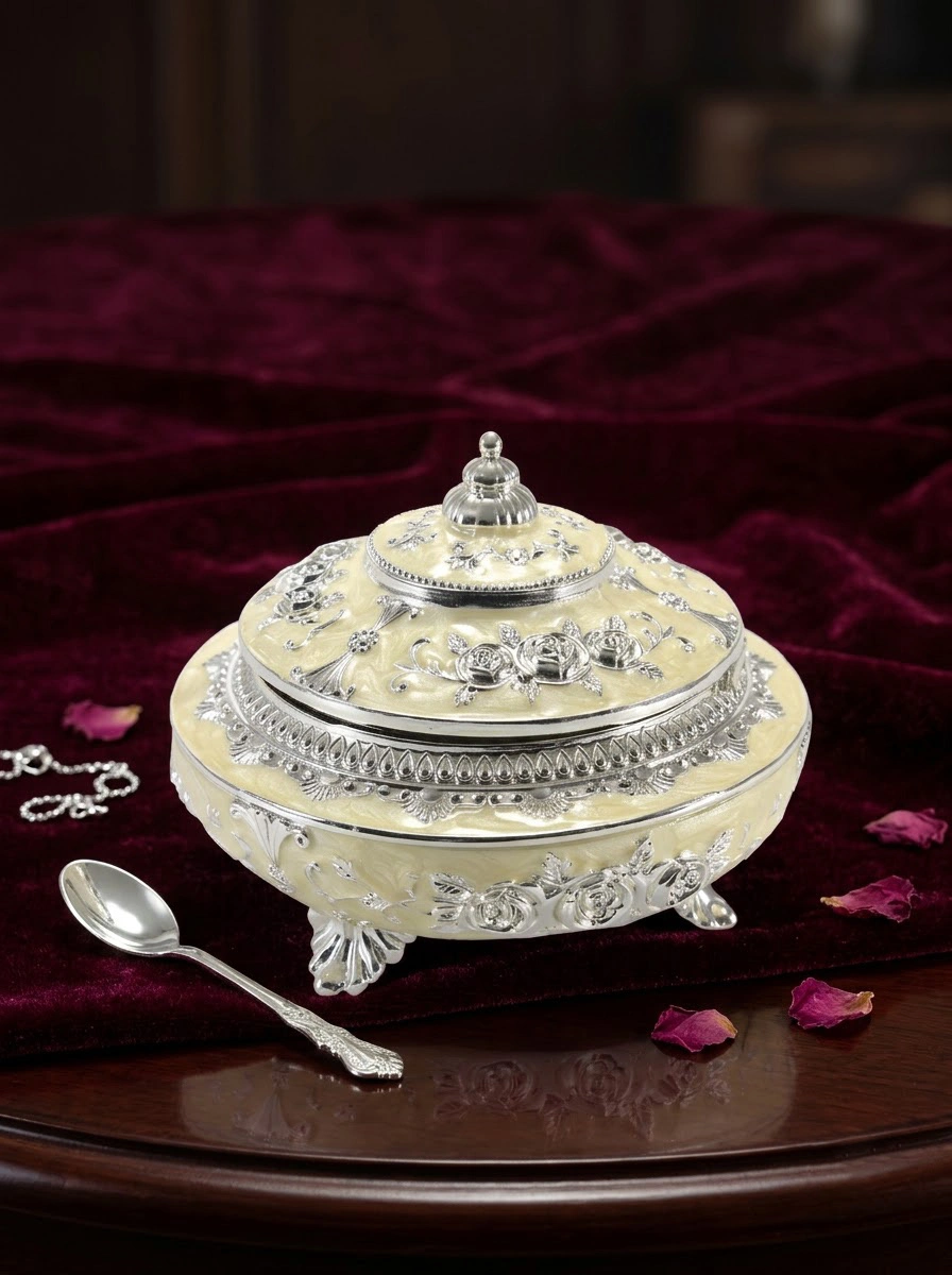 Sugar Pot Cream Enamel