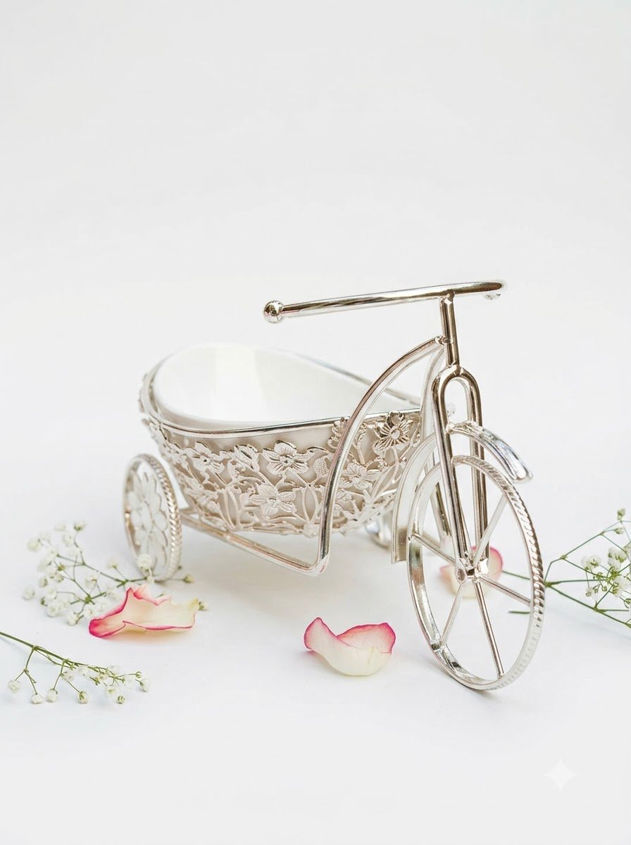 Tricycle with Ceramic Bowl