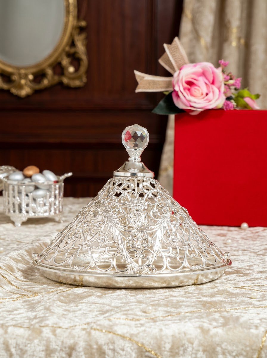 Oval Shape Crystal Dome