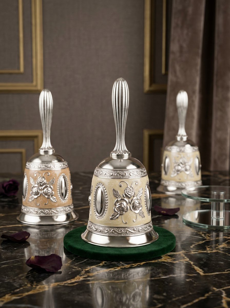 Rose Bell- Cream Enamel