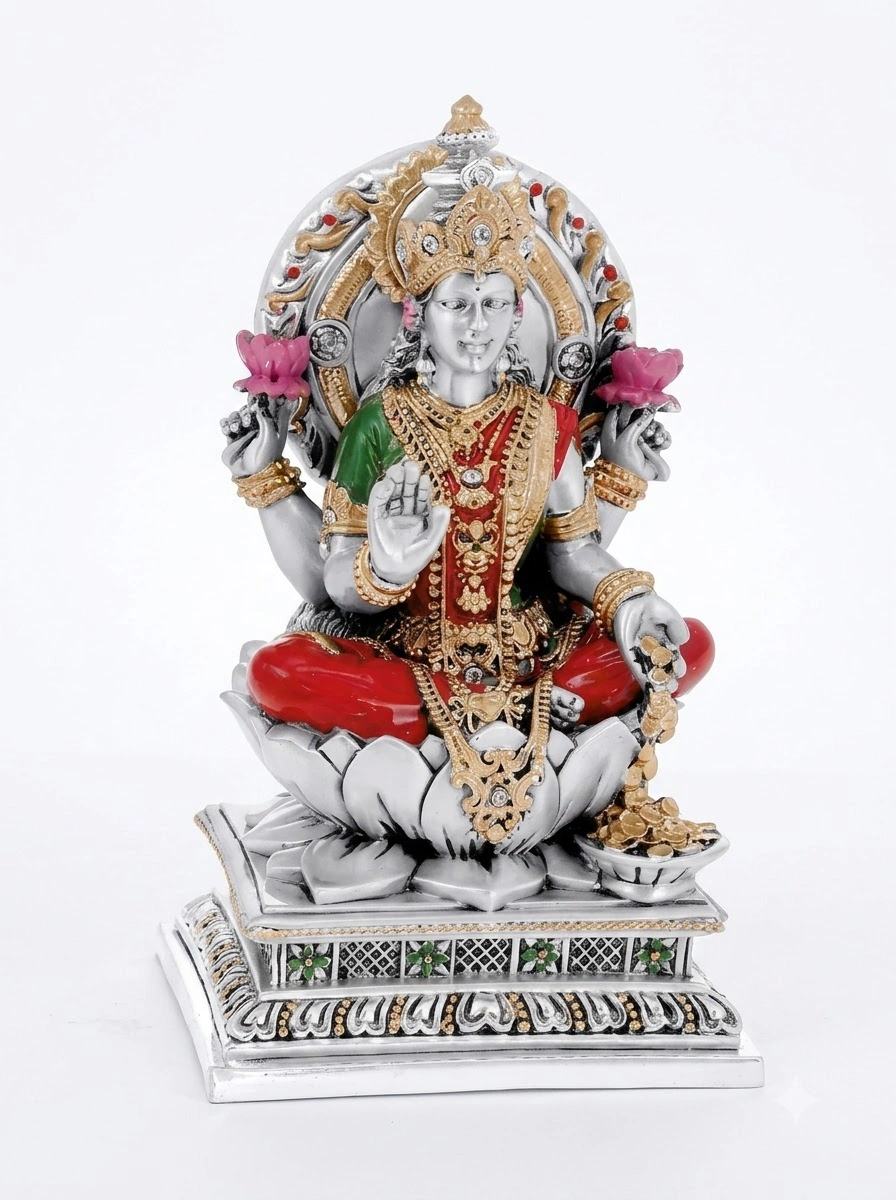 Laxmi Ji with Rectangle Base