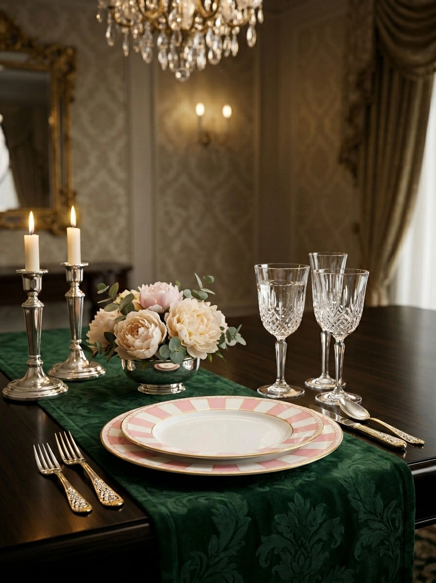 Pink Round Plate