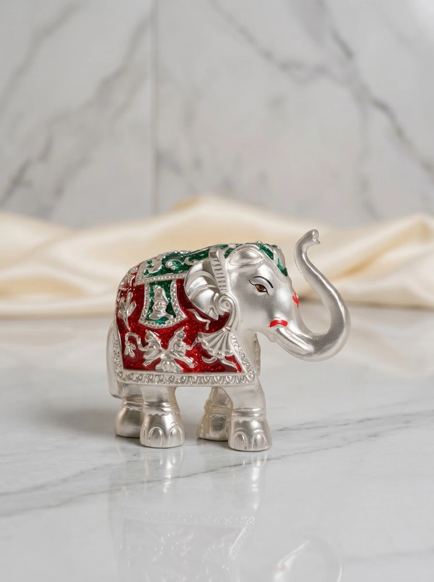 Elephant Multicolor - (Green & Red) Small