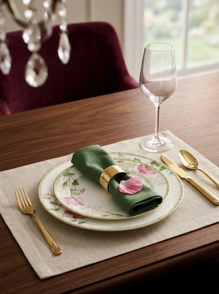 Poppy Palace Dinner Set 21 Pc